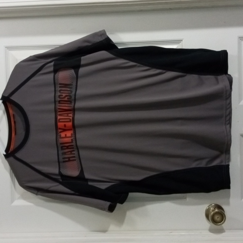 Harley-Davidson Performance Black/Gray Short Sleeve Men’s XL - Picture 2 of 7